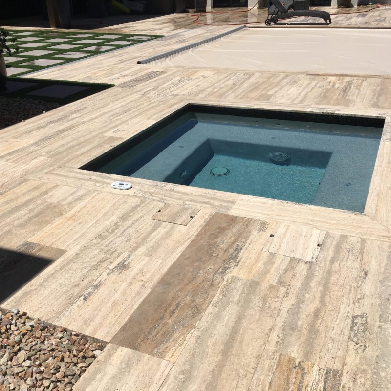 piscina travertino
